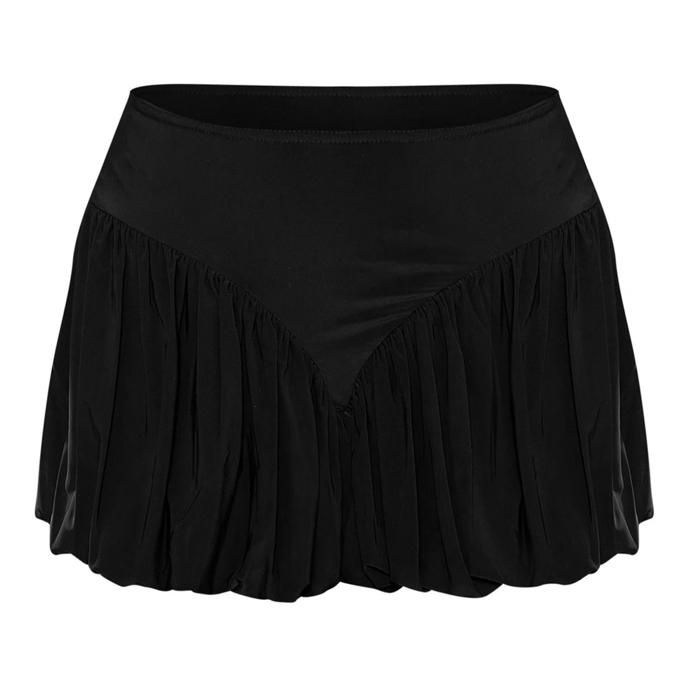 Black Pleated Skirt